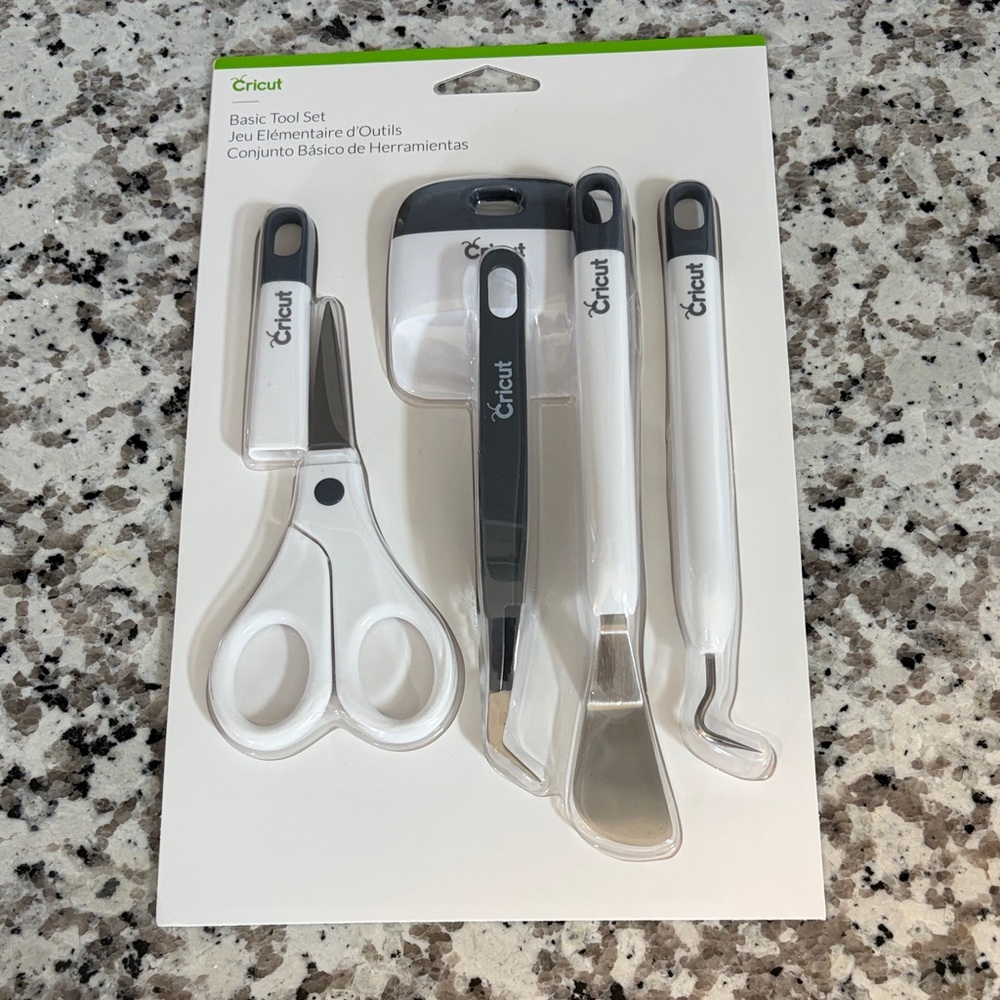 Cricut Tool Set - Gray and White NIB